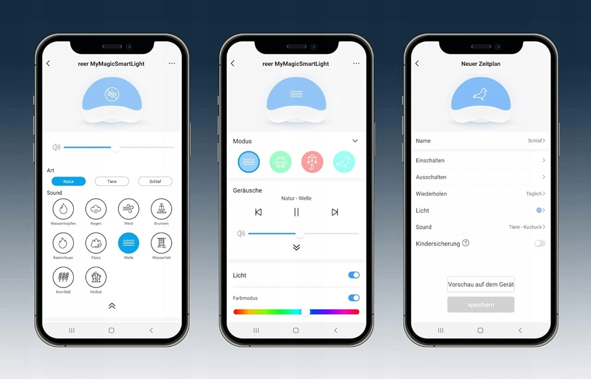 REER veilleuse intelligente avec sons + application Smart Life