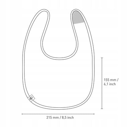LASSIG bavoir en coton avec velcro x5 3-18mois