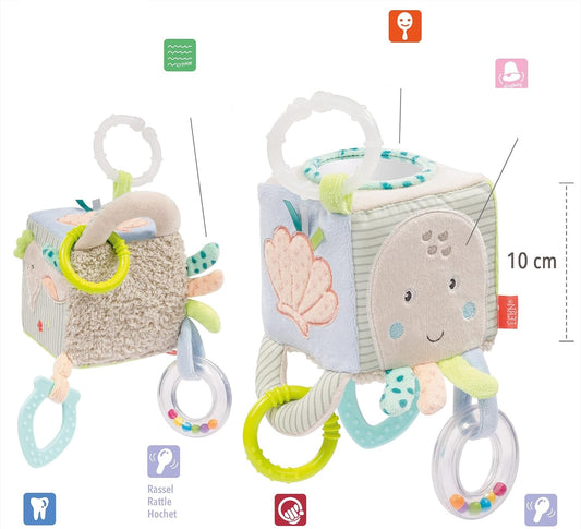 FEHN suspension en peluche pour poussette, lit ou siège-auto 10 x 10 cm RÊVES MARINS