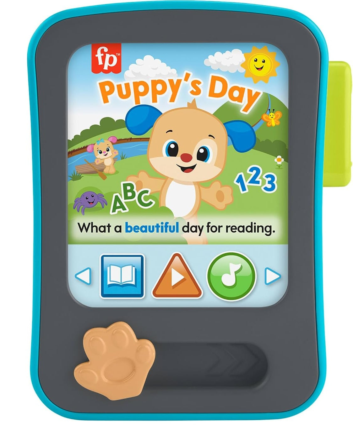 FISHER-PRICE JFK28 lecteur d’histoires du Petit Chien Savant en 3 langues