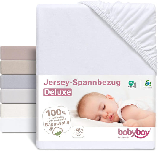 Drap housse avec élastique et membrane BABYBAY 89x50 cm