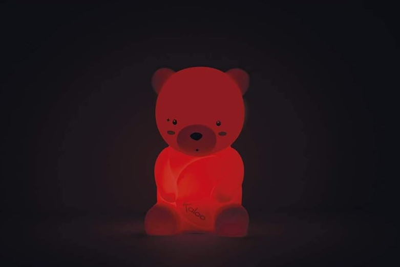 Veilleuse LED en silicone KALOO 3 couleurs 18 cm OURS