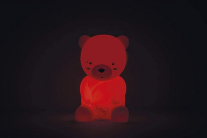 Veilleuse LED en silicone KALOO 3 couleurs 18 cm OURS