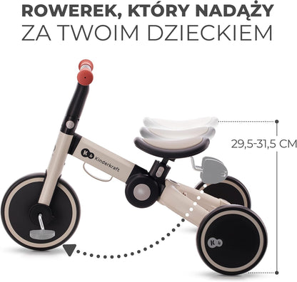 KINDERKRAFT 4TRIKE tricycle 3-en-1 12 mois+