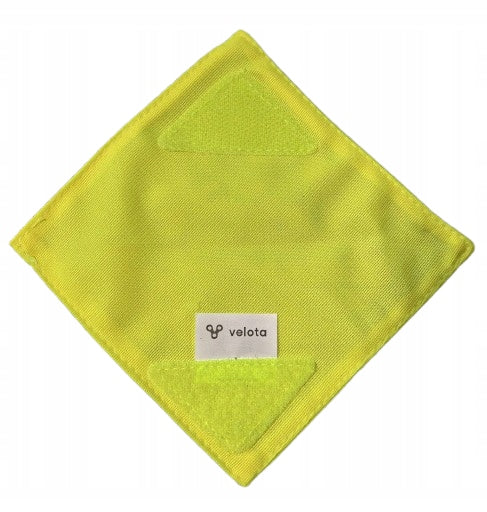 VELOTA réflecteurs à scratch pour poussette 12 x 12 cm 4 pièces DINOSAURE