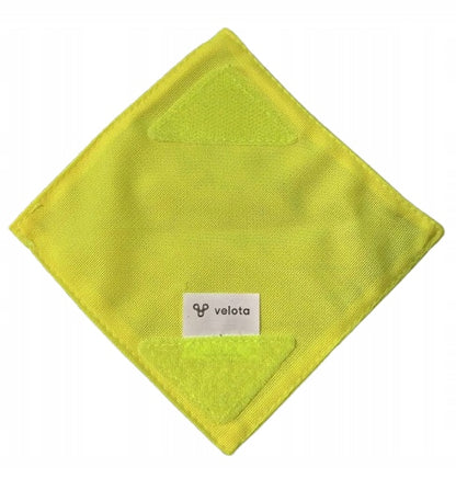 VELOTA réflecteurs à scratch pour poussette 12 x 12 cm 4 pièces DINOSAURE