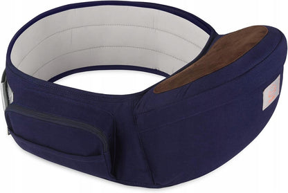 GAGAKU fotelik nosidełko biodrowe 0-36msc granatowy, ergonomiczne siedzisko dla dzieci 0-15 kg