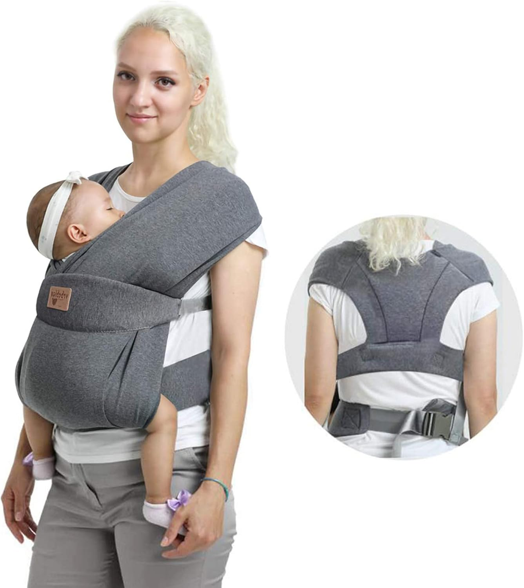 VRBABIES porte-bébé ergonomique souple 3-15kg