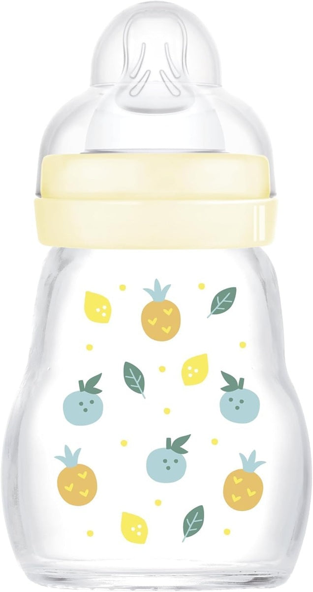 MAM Feel Good glass bottle 170 ml 0 m+ teat 1