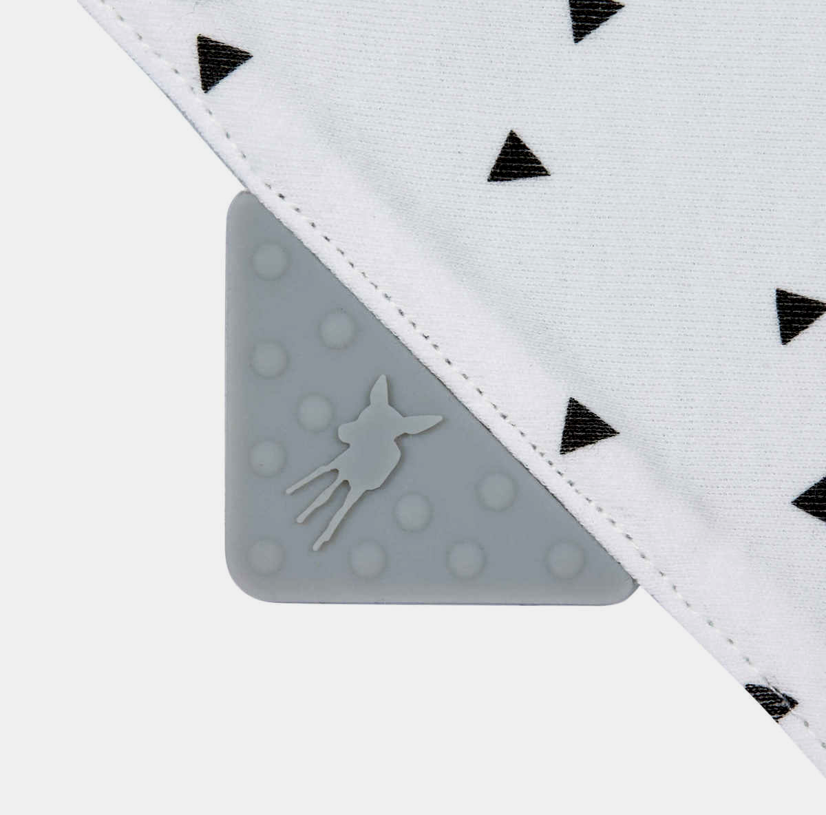 LASSIG bandana avec anneau de dentition en silicone 0-12 mois