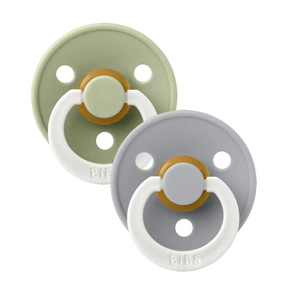 Tétine en caoutchouc phosphorescente BIBS Colour Glow 0-6m