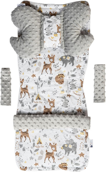 MEDI PARTNERS wkładka do wózka motylek ochraniacze MINKY