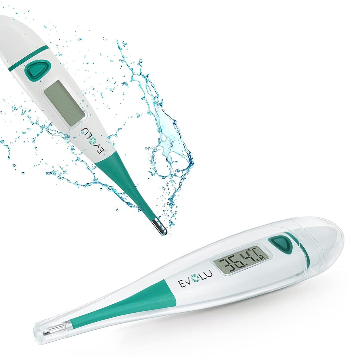 EVOLU DMT-4318 thermomètre numérique avec embout flexible + étui 10 secondes