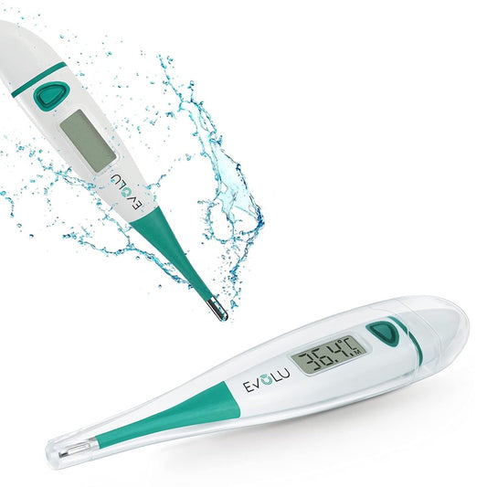 EVOLU DMT-4318 thermomètre numérique avec embout flexible + étui 10 secondes
