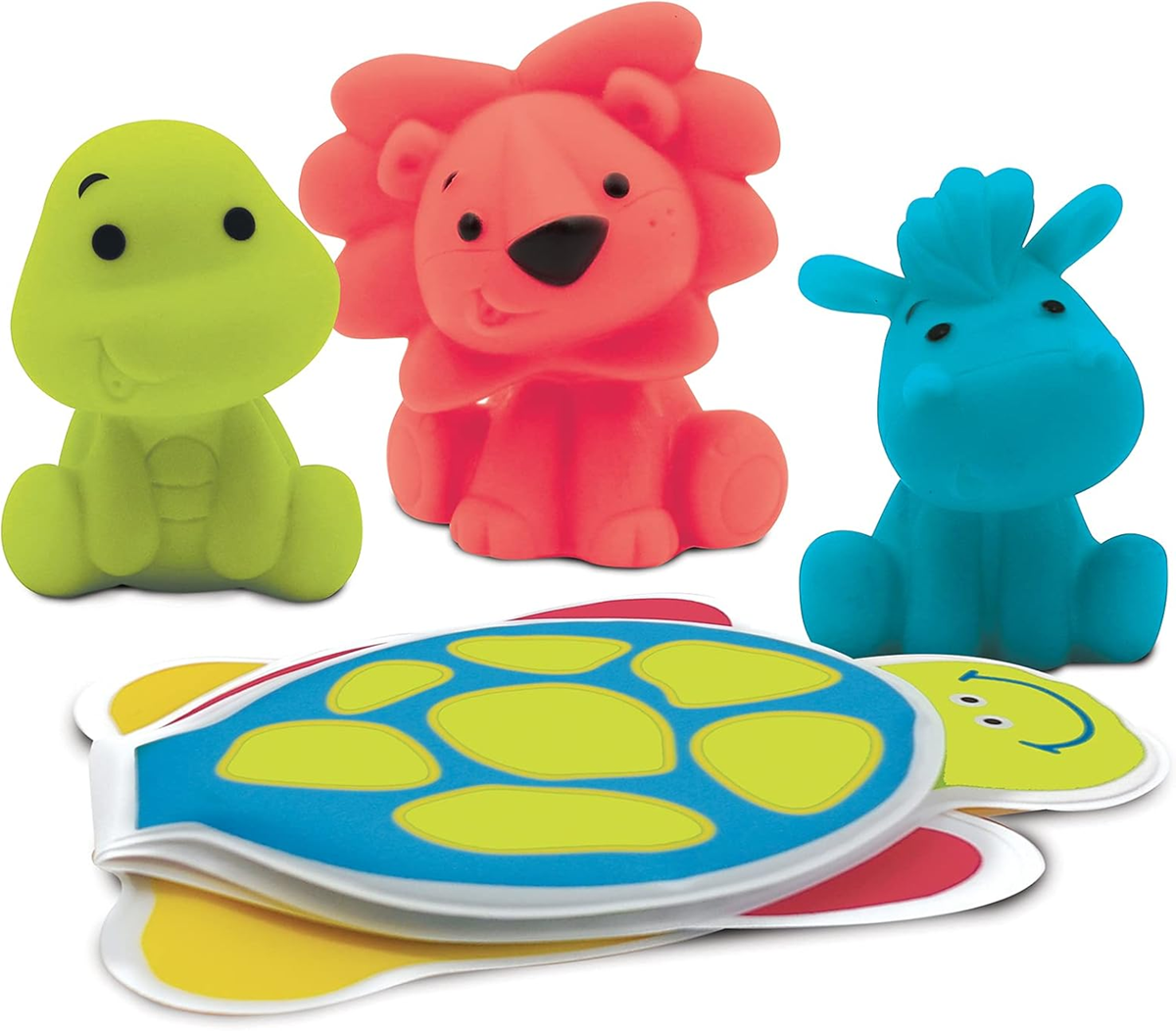 LUDI ensemble de jouets de bain 9 pièces + boîte avec poignée