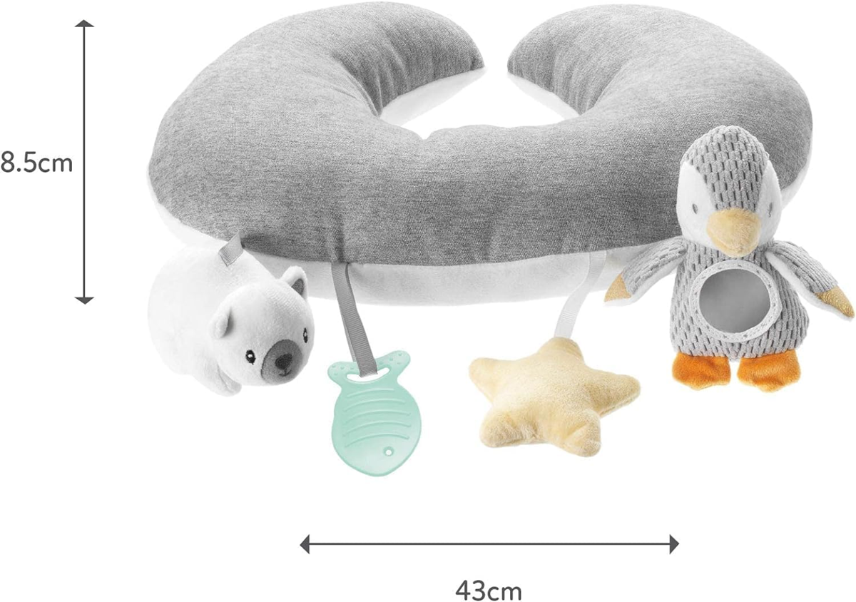 NUBY coussin de jeu pour le temps sur le ventre avec jouets