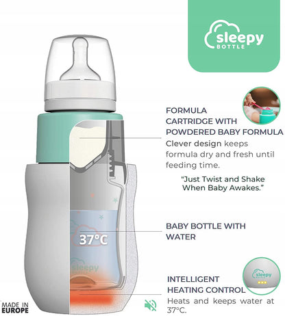SLEEPY BOTTLE zestaw startowy podgrzewacz z butelk