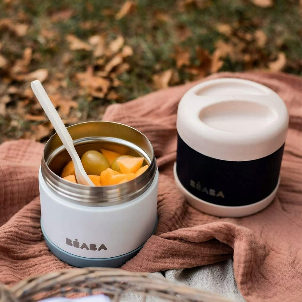BEABA termos obiadowy 300 ml stal nierdzewna, przenośny termos termiczny dla dziecka