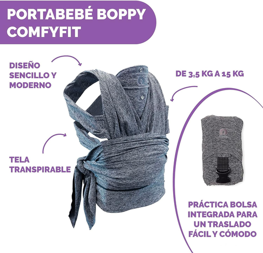 CHICCO Boppy ComfyFit Evolution ergonomikus babahordozó 0+