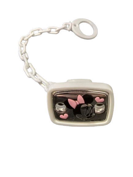 VALENTI DISNEY Minnie etui na smoczek + łańcuszek powłoka PVD (srebro)