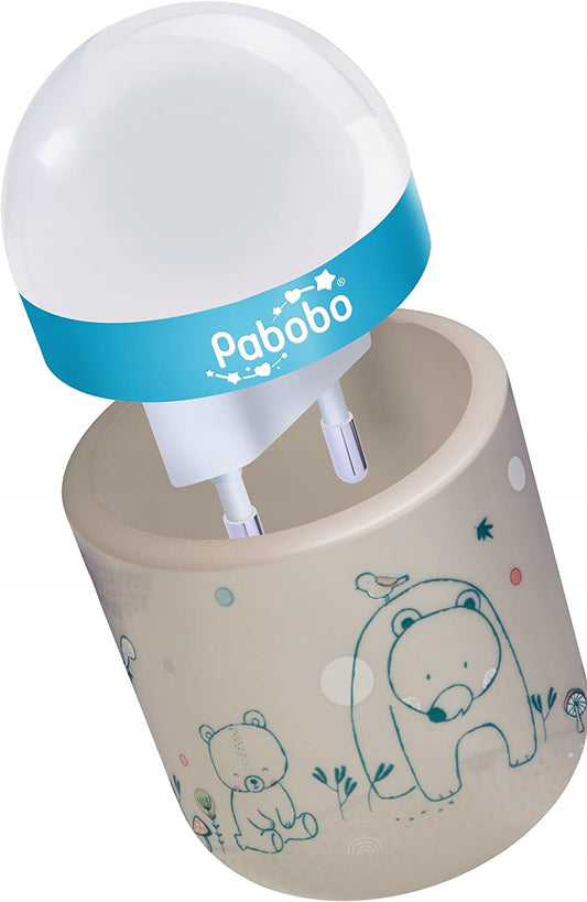 PABOBO Nomade bezprzewodowa lampka nocna 8x5 cm, beżowa, LED, przenośna lampka dla dziecka