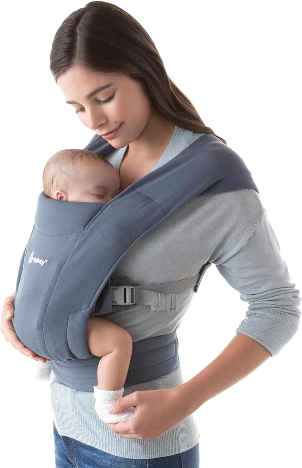 ERGOBABY EMBRACE nosidełko dla noworodków, ergonomiczne niebieskie nosidełko dla dziecka