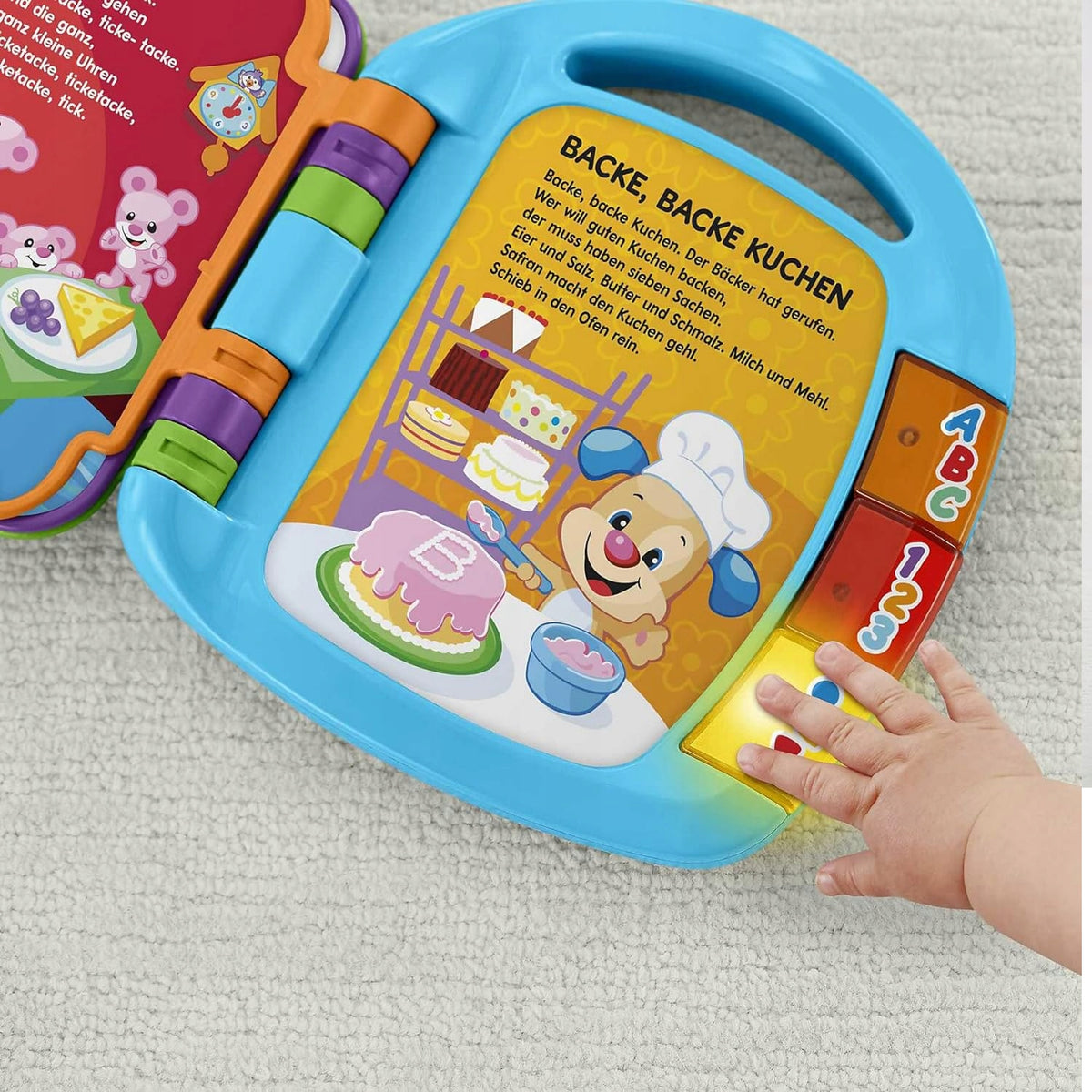 FISHER-PRICE CDH40 elektroniczna książeczka edukacyjna JĘZYK NIEMIECKI