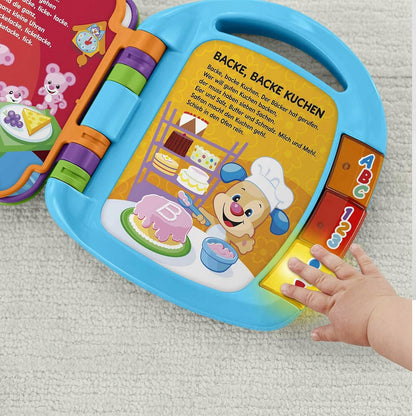 FISHER-PRICE CDH40 elektroniczna książeczka edukacyjna JĘZYK NIEMIECKI