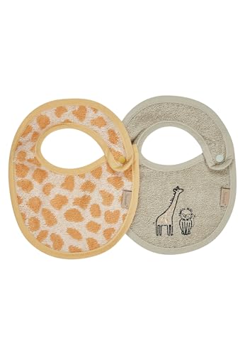 Sterntaler bavoirs Giraffe & Löwe set de 2 pièces