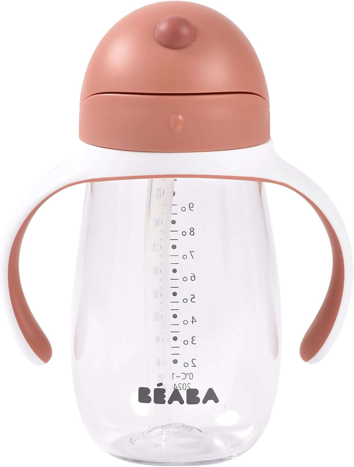 BEABA Straw Cup tritan sippy cup with straw 300 ml 8 m+