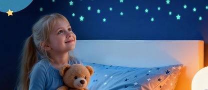 LILIMAUS estrellas autoadhesivas que brillan en la oscuridad, 100 unidades
