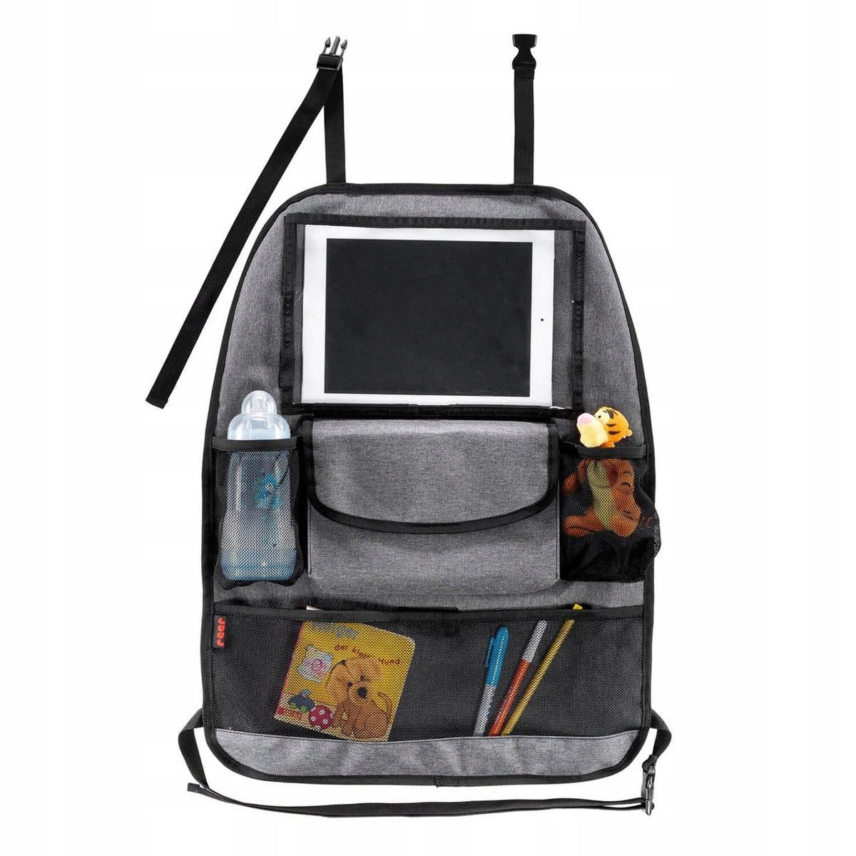 REER TravelKid Entertain organiseur de voiture avec poche pour tablette