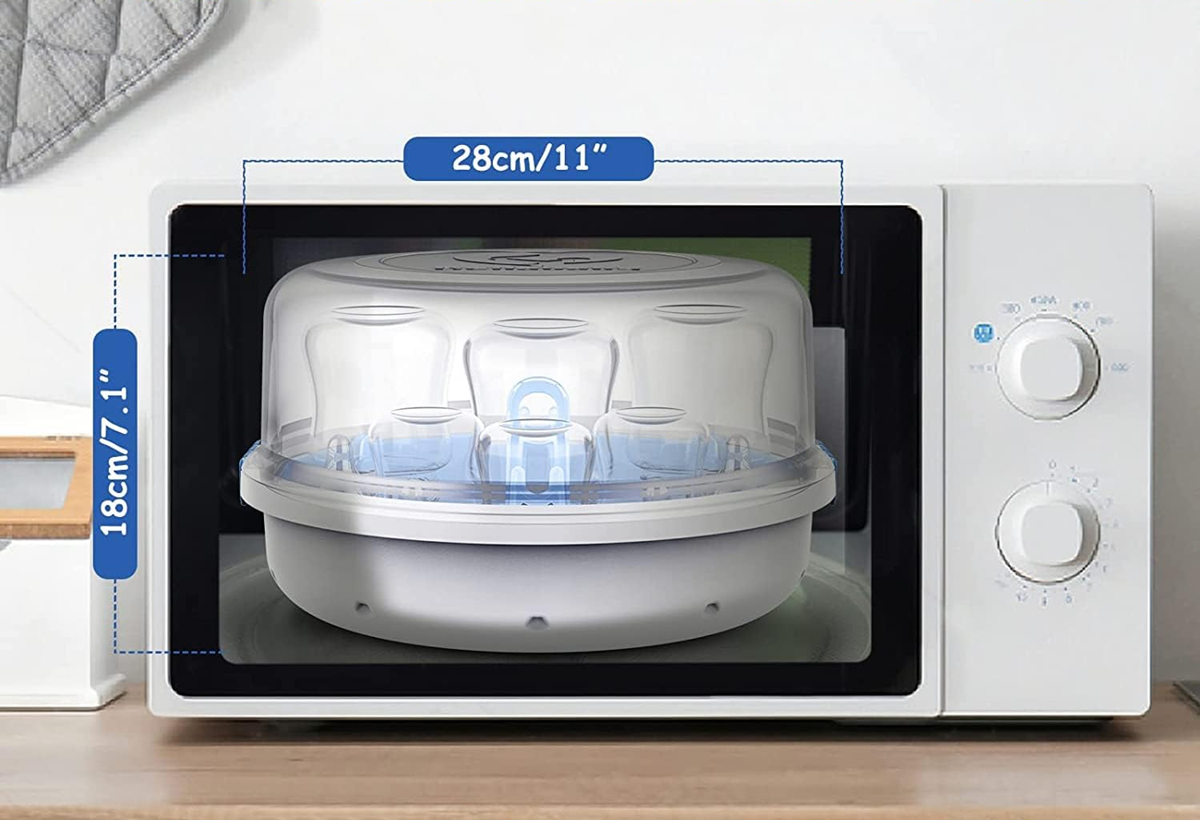 BELLABABY BLA8913 stérilisateur micro-ondes + pince
