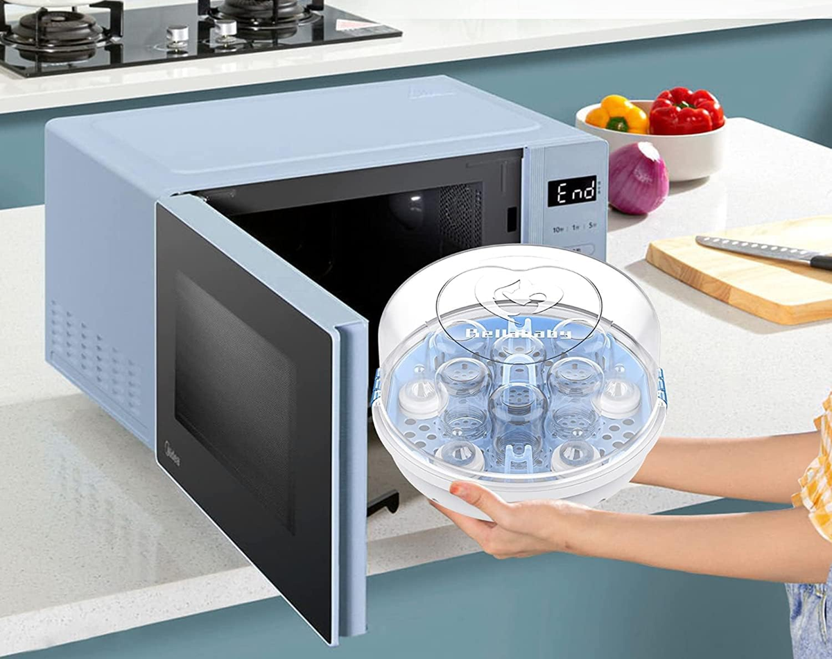 BELLABABY BLA8913 stérilisateur micro-ondes + pince