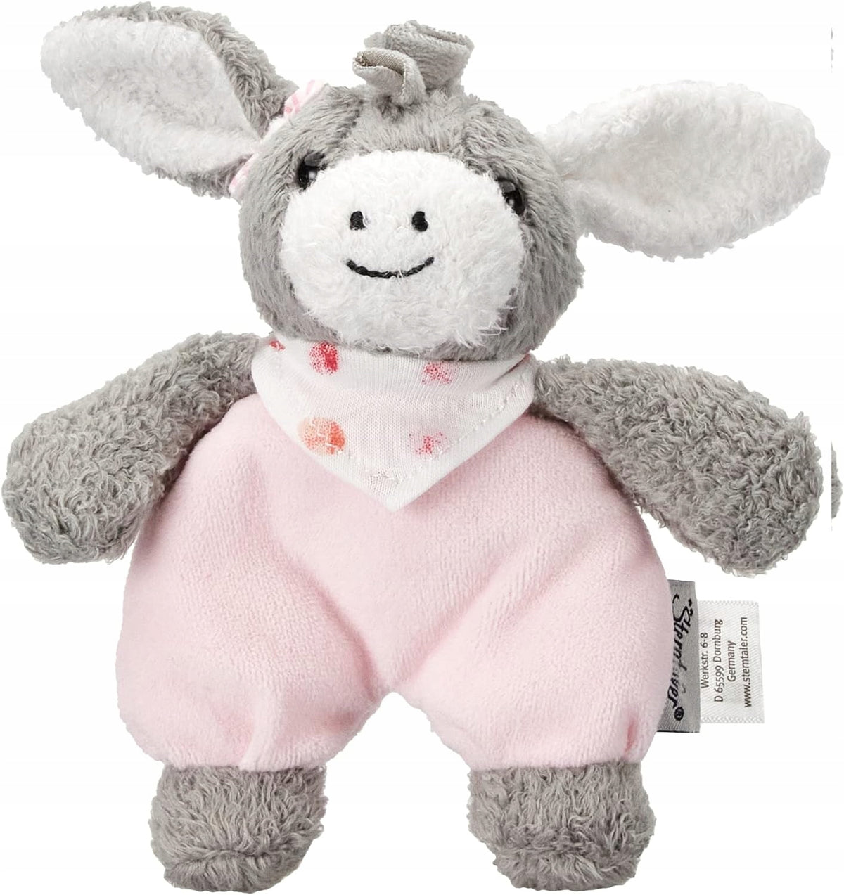STERNTALER Osiołek Emmi przytulanka z grzechotką 17 cm "N