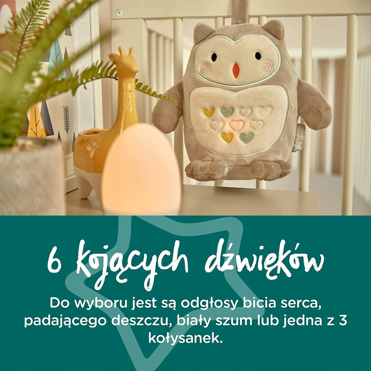 TOMMEE TIPPEE Sowa Ollie PELUCHE veilleuse sonore