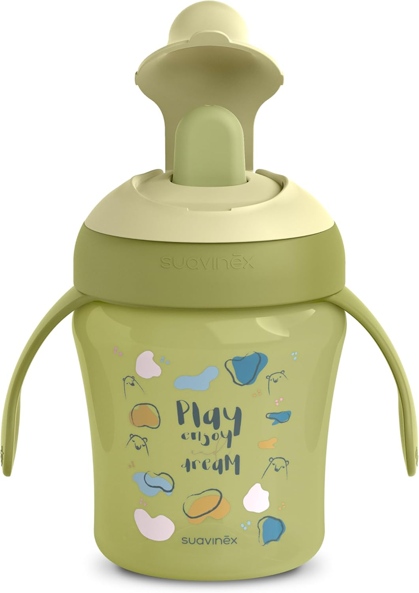 SUAVINEX Tasse d’apprentissage anti-fuite avec bec dur 200 ml 6 m+