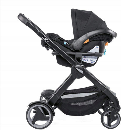 CHICCO adapter do wózka FULLY fotelika KEYFIT, czarny adapter do fotelika Chicco Fully z nosidełkiem Keyfit
