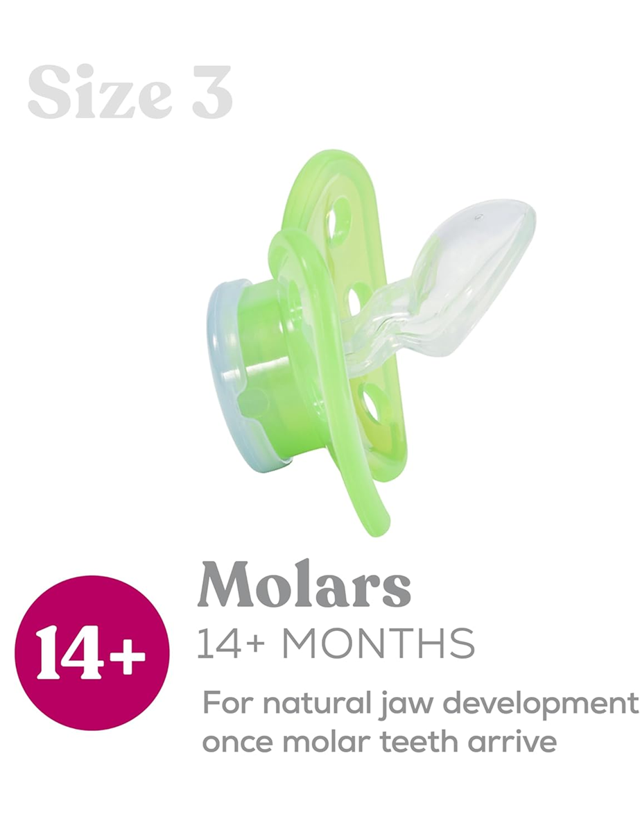 DENTISTAR NIGHT sucette apaisante en silicone 3x 14mois+