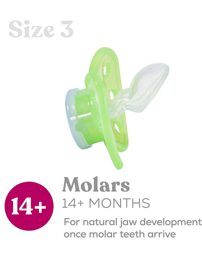 DENTISTAR NIGHT sucette apaisante en silicone 3x 14mois+