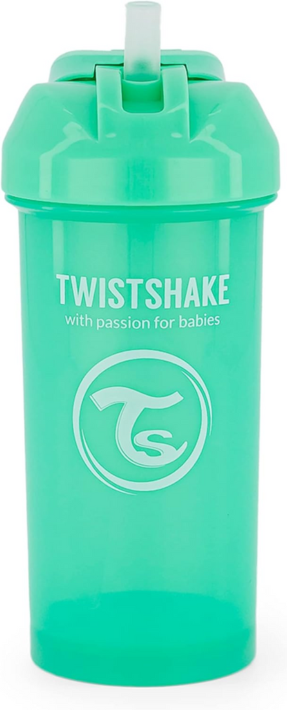 TWISTSHAKE Gobelet paille anti-fuite 360 ml 6 m+