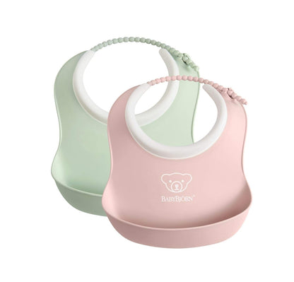 BABYBJORN bavoir en silicone avec poche x2 SMALL