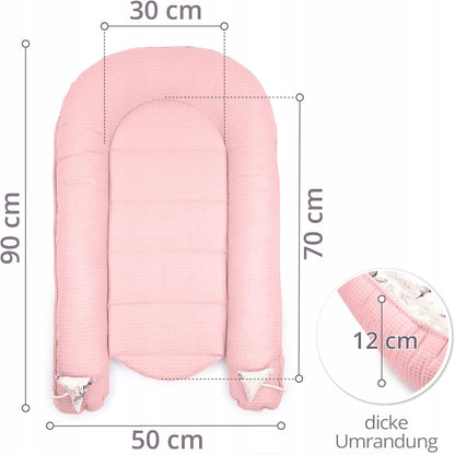 TOTSY BABY kokon niemowlęcy gniazdo 90 x 50