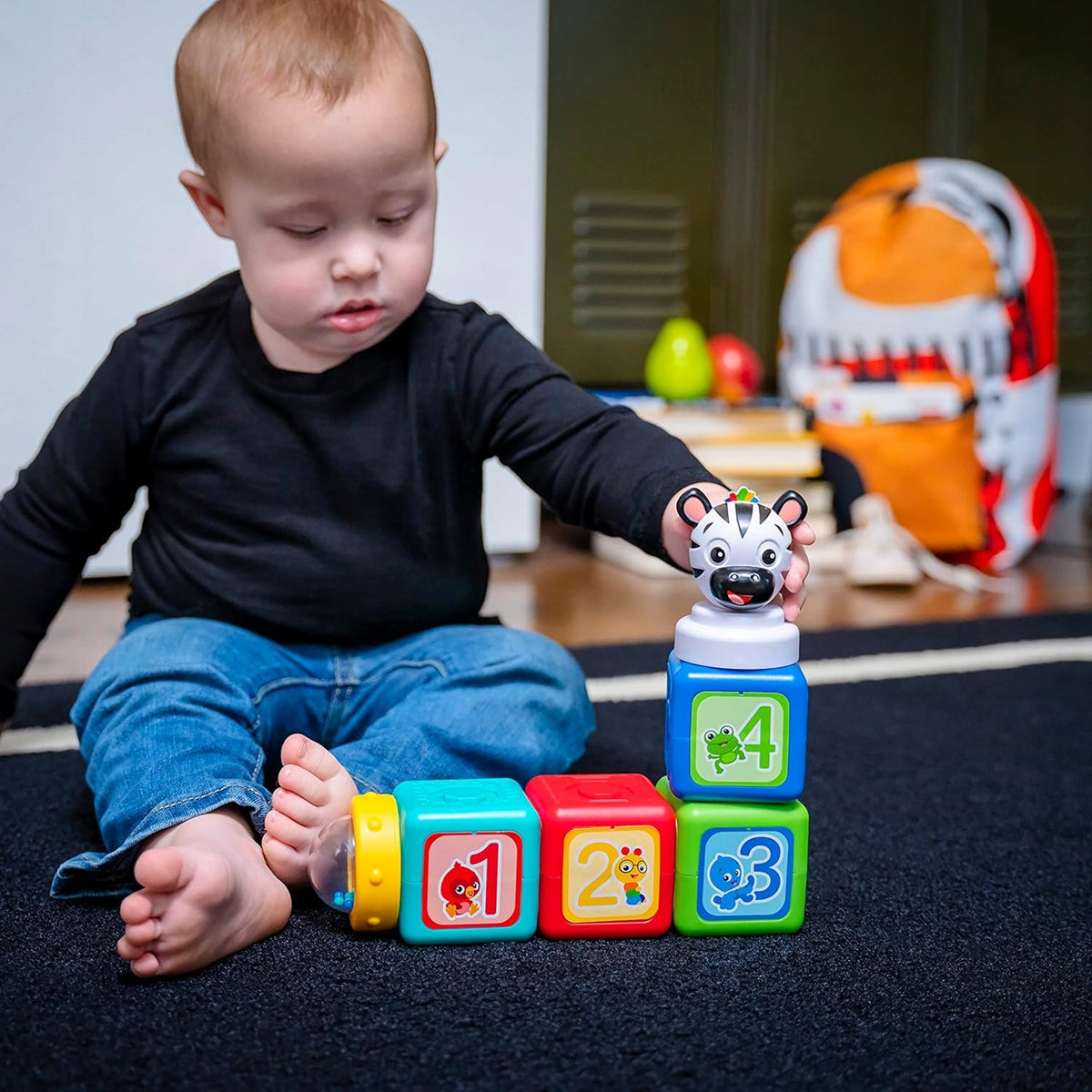 BABY EINSTEIN Connectables Add & Stack blocs magnétiques 6 pièces