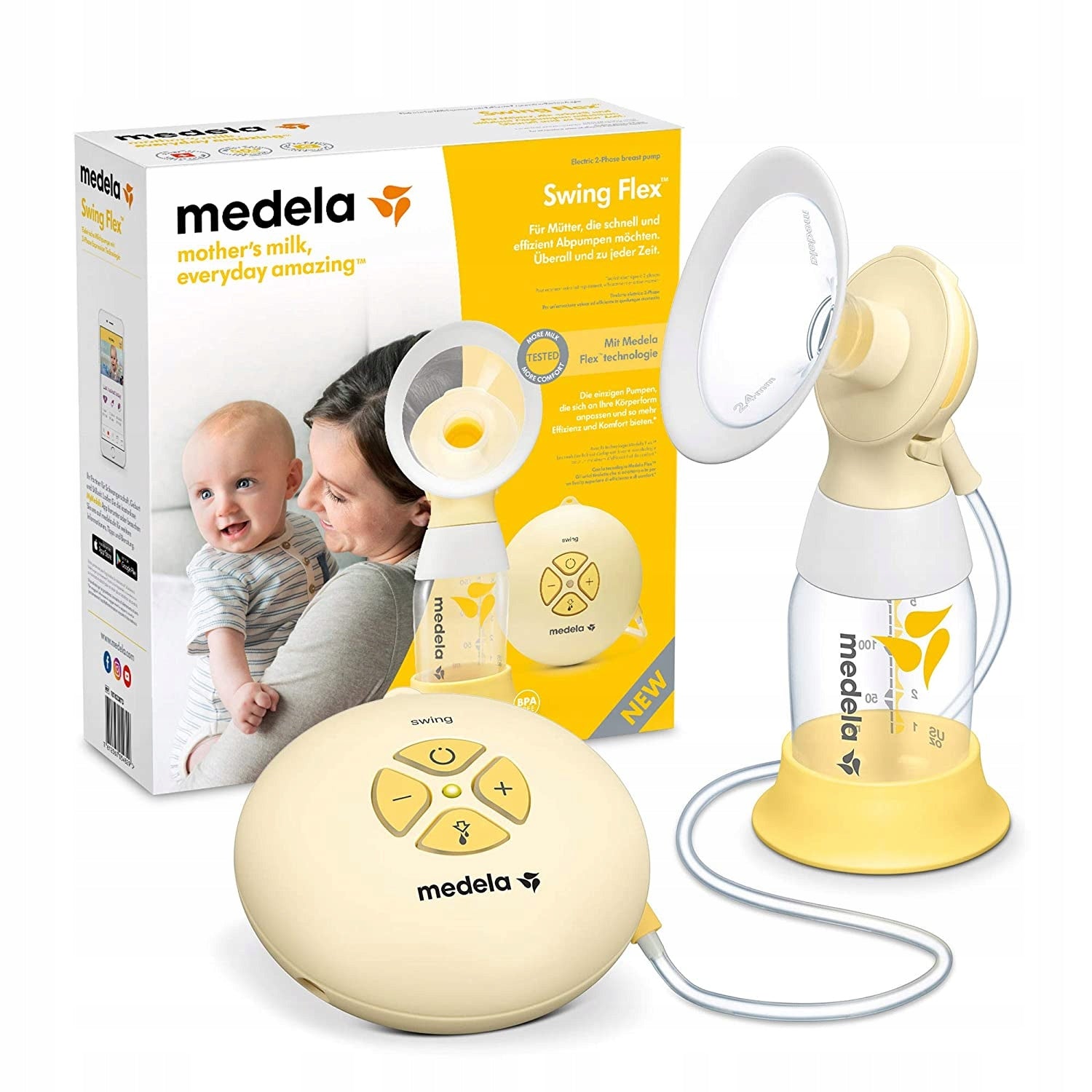 MEDELA Swing Flex ηλεκτρικό θήλαστρο 2 φάσεων 1