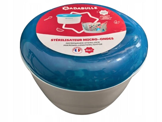 BADABULLE sterilizator cu microunde + coș pentru 5 biberoane și accesorii