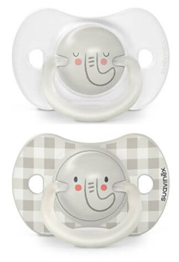 SUAVINEX sucette SX PRO Day&Night x2 silicone 6-18m LUMINEUSE