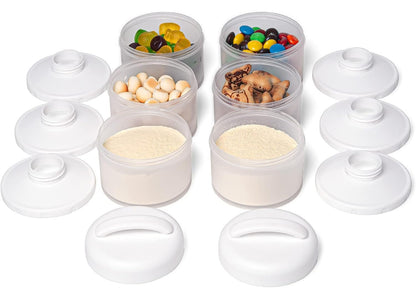 TERMICHY récipients pour lait infantile et en-cas, 2 pièces, 6 x 60 g