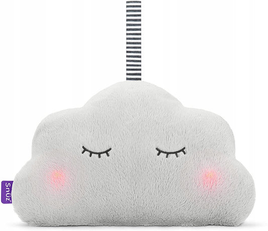 SNUZcloud peluche berceuse bruit blanc battement de cœur et lumières