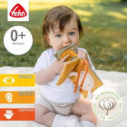 Fehn fehnNATUR sensory book Little Sheep 11x11 cm